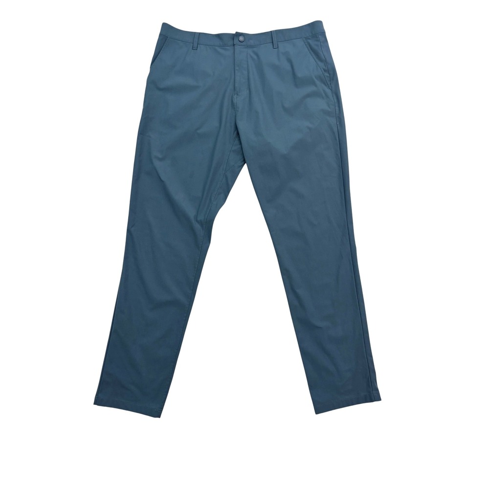 Rhone 38x33 Medium Blue Commuter Slim Pants Performance Tapered Stretch Chino